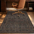 Taupe Brown Office Chair Mat for Hard Wood & Tile Floors, 48x60 Non-Slip Low by JTJ