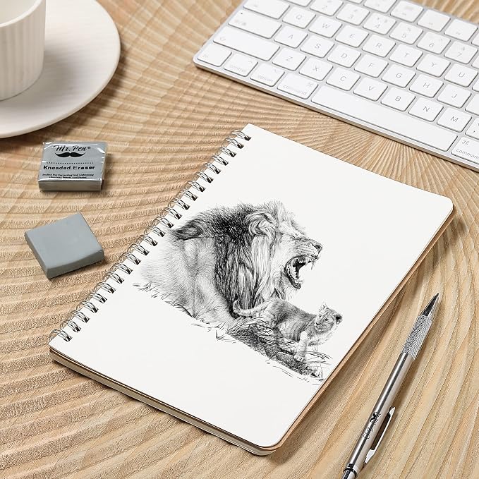 Mr. Pen- Kneaded Erasers, 1.44" x 1.36", 3 Pack, Graphite & Pastel Drawing - Image 5