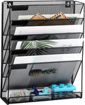 EASEPRES Desk File Organizer Mesh 6-Tier, Hanging Wall Mount Document by EASEPRES