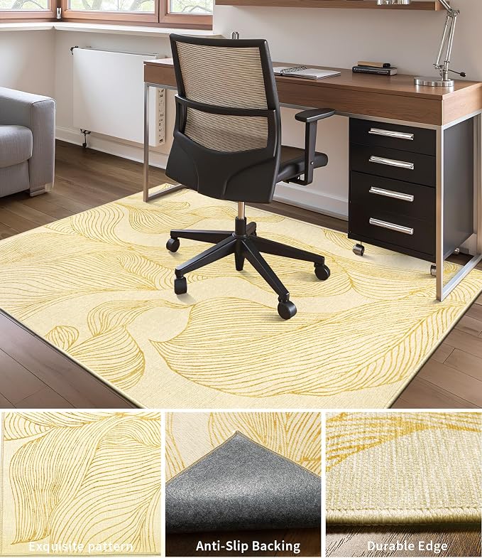 chakme Office Chair Mat for Hardwood Floor, Machine Wash - Image 5