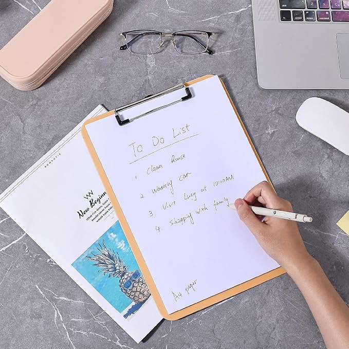 Mr. Pen- Plastic Clipboard, 12.5" x 9", 2 Pack | Peach Blush Clipboard Plastic - Image 6
