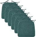 Ruqmuis Chair Cushions for Dining Chairs, D-Shaped Chair Pads by Ruqmuis