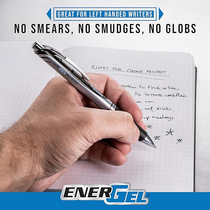 Pentel EnerGel RTX Retractable Liquid Gel Pen, Passion Expressions Pack - Image 3