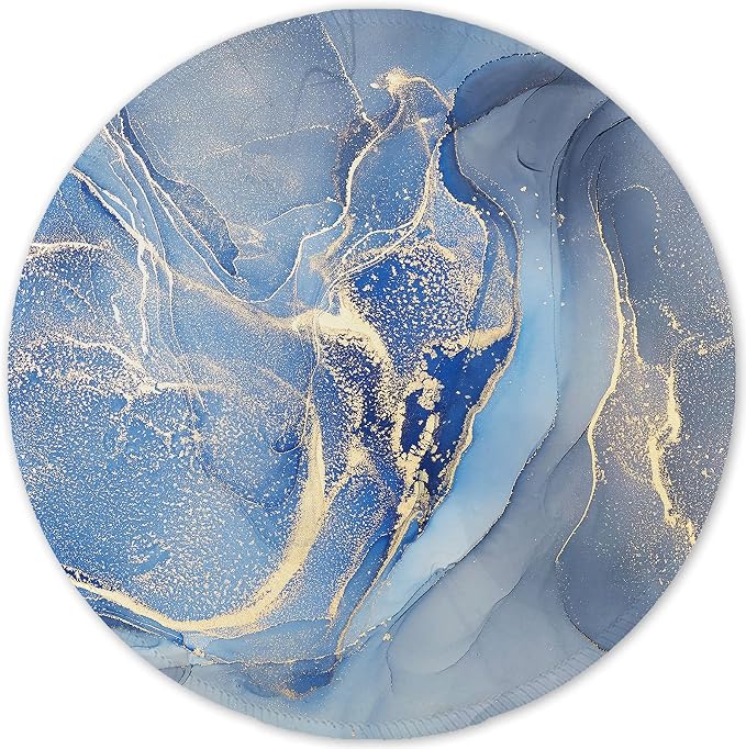 ITNRSIIET Round Mouse Pad with Stitched Edge Premium-Textured Waterproof by +ITNRSIIET