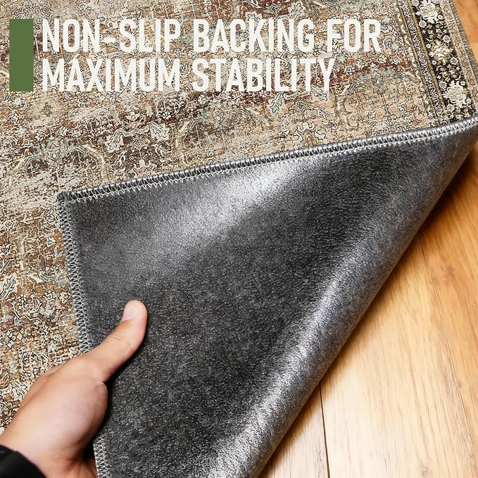 Office Chair Mat for Hardwood Floor, Anti-Slip Under Desk Mat Rug for Rolling - Image 4