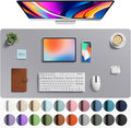 Aothia Faux Leather Desk Mat by AothiaSimpleNaturalUnique
