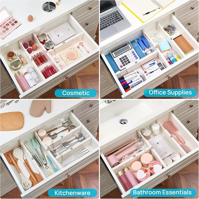 Vtopmart 4 Pack Drawer Dividers - Image 8