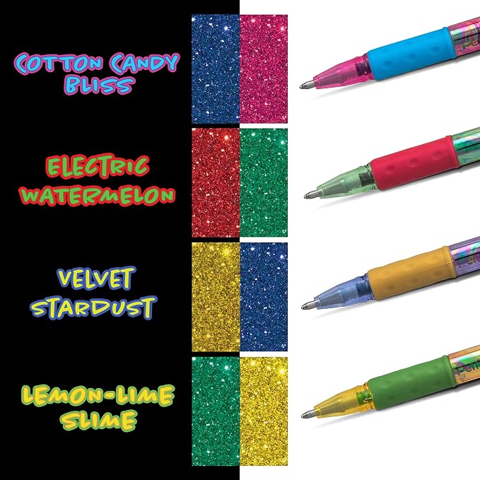 Pentel Arts Krazy Pop Iridescent Gel Pen, Bold Line - Image 5
