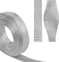Tinned Copper Braid Wire Shielding Ground Strap Metal Cable Sleeve Expandable by BuyUneed