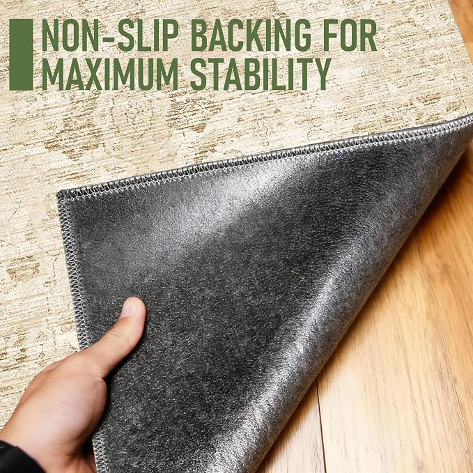 Office Chair Mat for Hardwood Floor, Anti-Slip Under Desk Mat Rug for Rolling - Image 4