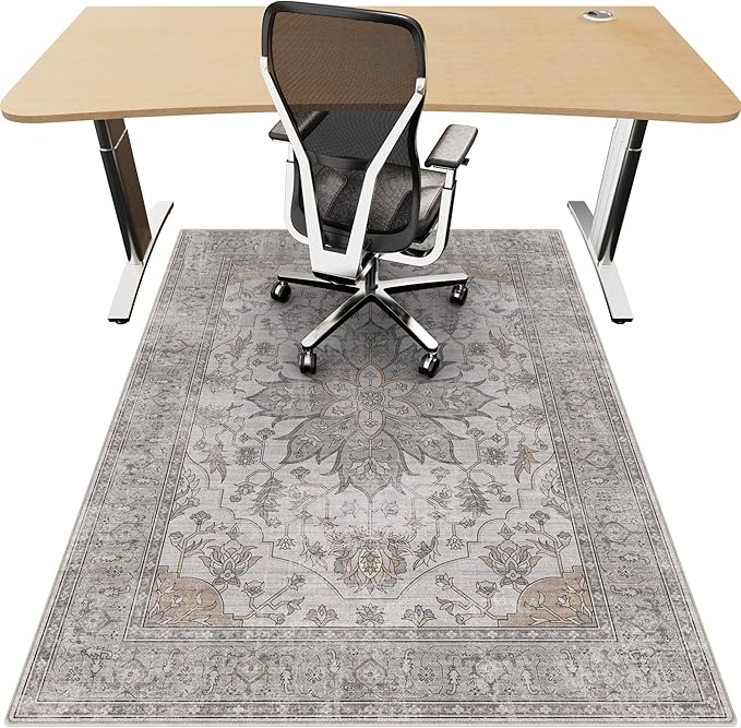 Office Chair Mat for Hardwood 48"x60", Under Desk Chair Mat for Home Office by Unknown