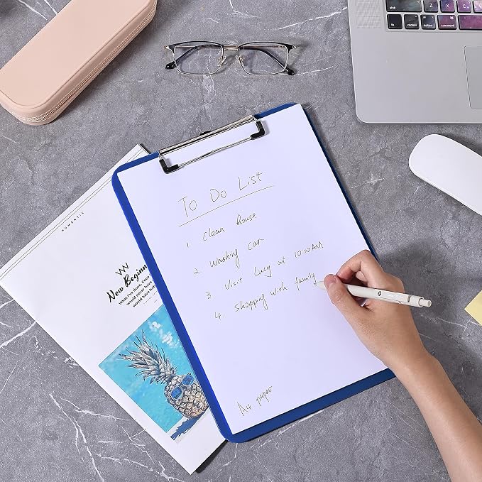 Mr. Pen- Plastic Clipboard, 12.5" x 9", 2 Pack, Clipboard Plastic | Low-Profile - Image 6