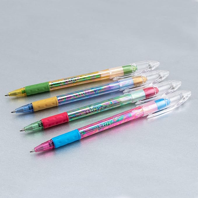 Pentel Arts Krazy Pop Iridescent Gel Pen, Bold Line - Image 6