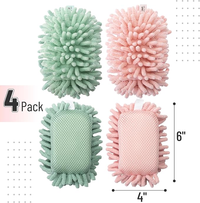 Mr. Pen- Magnetic Microfiber Shag Whiteboard Erasers, 8 Pack, Dual Surface - Image 2