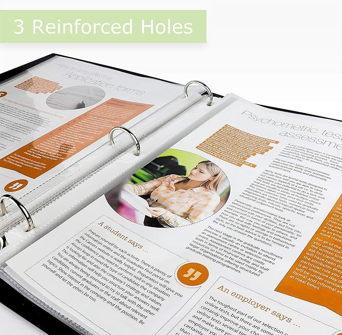 Performore 150 Sheet Protectors, 8.5 X 11 Inch Clear - Image 6