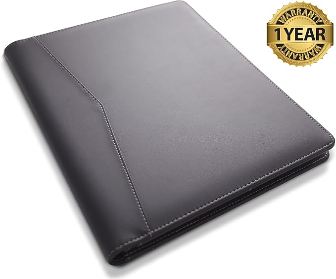 STYLIO Padfolio Portfolio Organizer Binder | Interview Resume Folder, Legal - Image 8