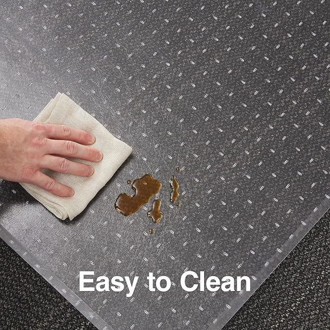 Staples® Carpet Chair Mat, Medium-Pile - Image 4