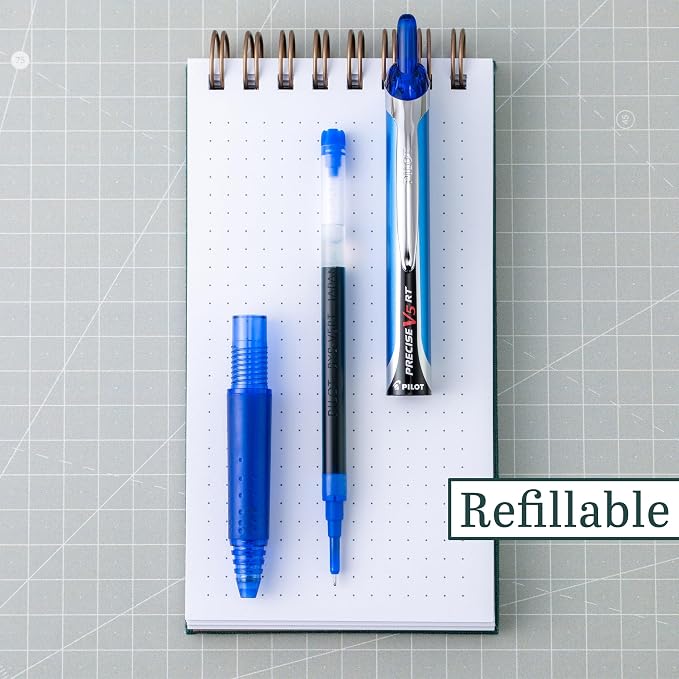 Pilot Precise V5 RT Refillable & Retractable Liquid Ink Rolling Ball Pens - Image 6