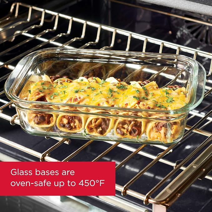 Rubbermaid Brilliance Glass Food Storage Containers, Leak-Proof - Image 3