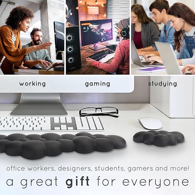 Pink Cloud Keyboard Wrist Rest – Create-ables Qloud Pink Wrist Rest - Image 9