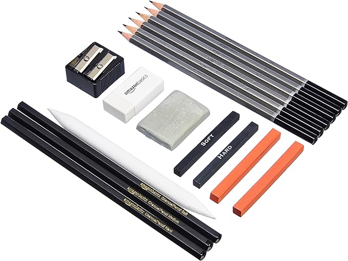 Amazon Basics Sketching and Drawing Art Pencil Kit, 17-Piece Set - Image 3