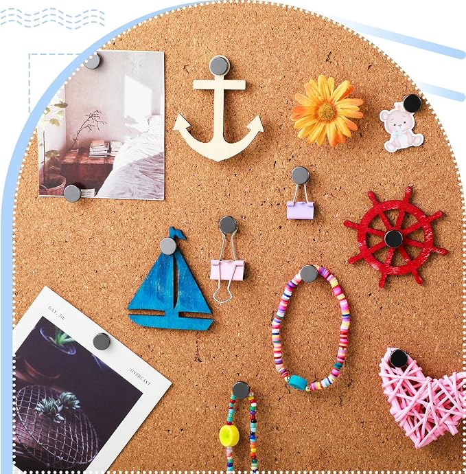 30 Pieces Push Pins, Metal Thumb Tacks - Image 6