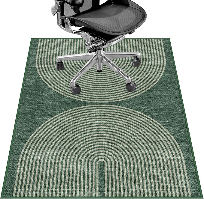 Office Chair Mat for Hardwood Floor&Tile Floor, Under Desk Rug for Rolling by LreedyMat