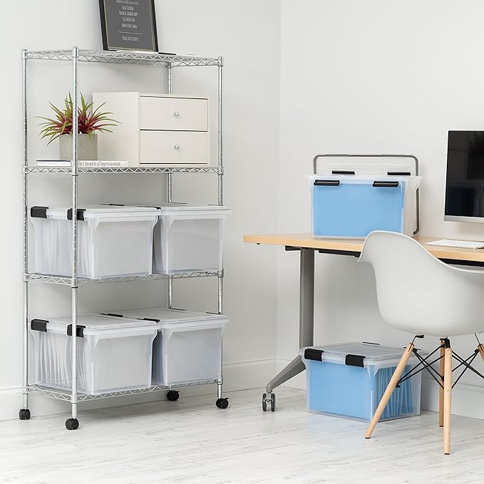 IRIS USA File Box WeatherPro Organizer Plastic - Image 5