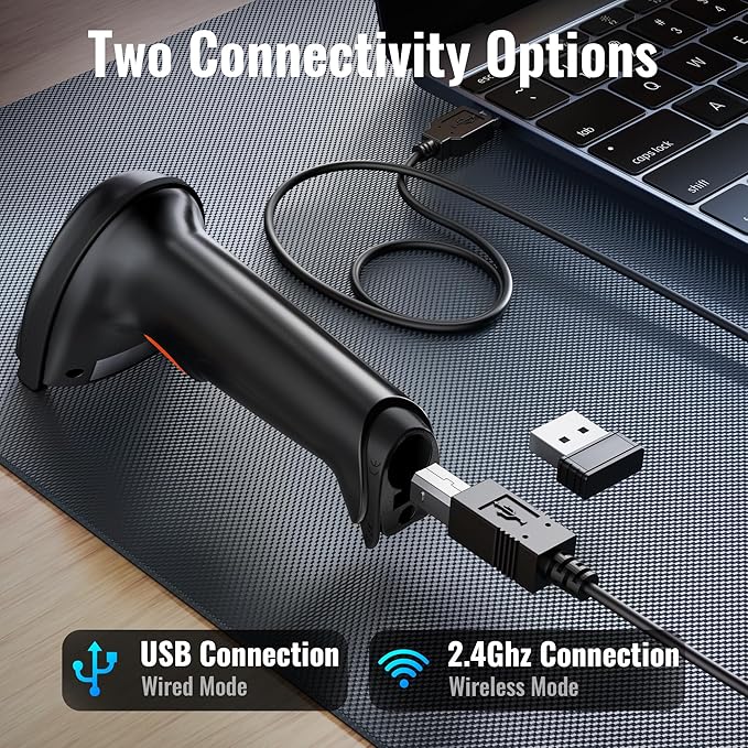 Tera Barcode Scanner with Battery Indicator: 2D Wireless, 2.4G Wireless - Image 3