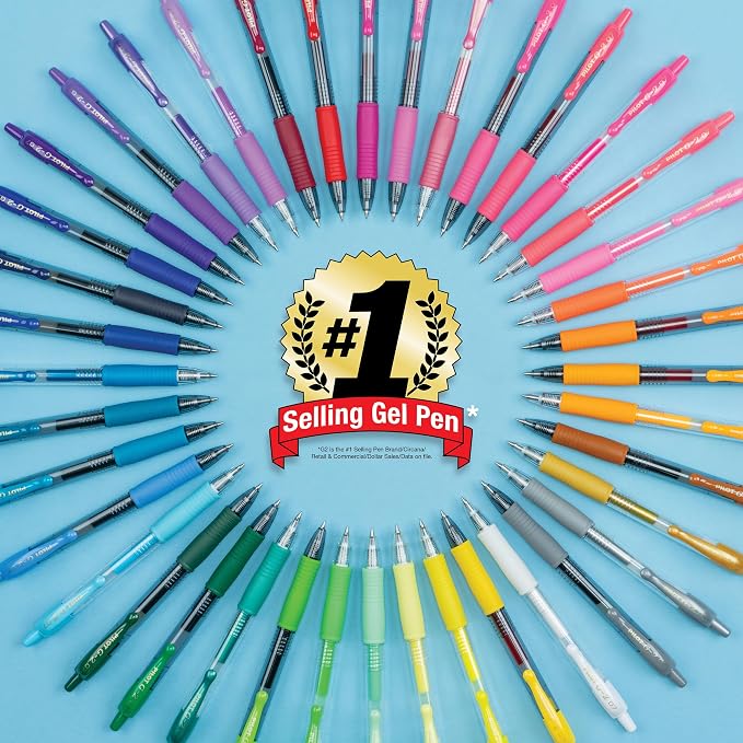 Pilot G2 Premium Refillable and Retractable Rolling Ball Gel Pens, Fine Point - Image 7