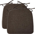 Ruqmuis Chair Cushions for Dining Chairs, D-Shaped Chair Pads by Ruqmuis