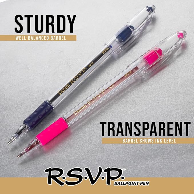 Pentel RSVP Ballpoint Pen, Medium Line - Image 5