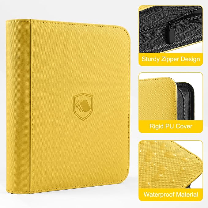 Toploader Binder, Holds 360 Toploaders, 100 Toploaders INCLUDED, 9-Pocket PU - Image 3