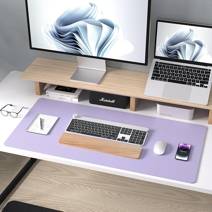 Aothia Leather Desk Pad Protector, Large Mouse Pad, Office Desk Mat, Non-Slip - Image 8