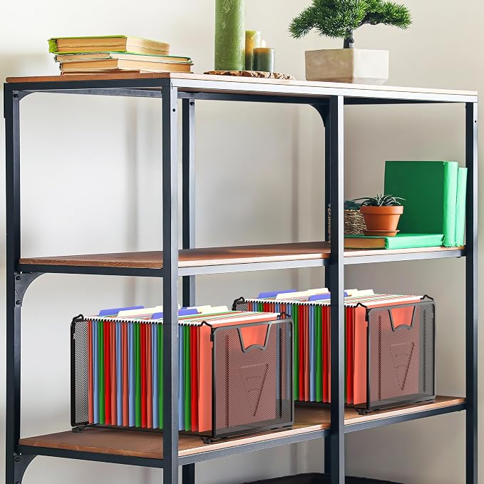 Simple Houseware Mesh Hanging File Folder Organizer - Image 5