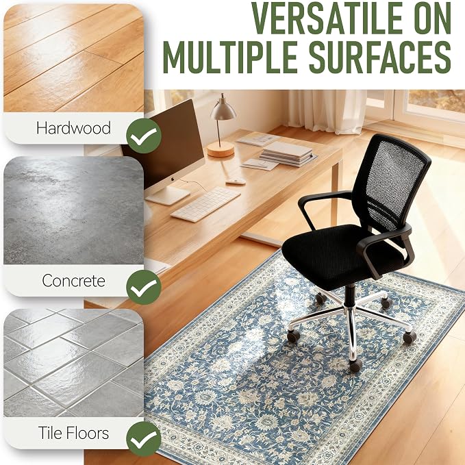 48"x60" Office Chair Mat for Hardwood, Under Desk Chair Mat for Home Office - Image 3