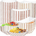 180 Pack Checkered 1Lb Paper Food Boat Trays Disposable Paper Boat Plates by MotBach
