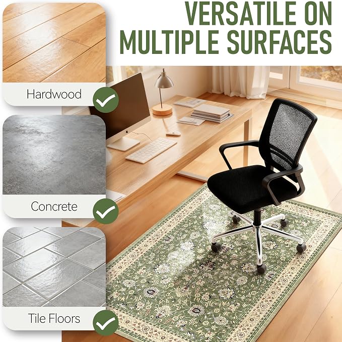 48"x60" Office Chair Mat for Hardwood, Under Desk Chair Mat for Home Office - Image 4