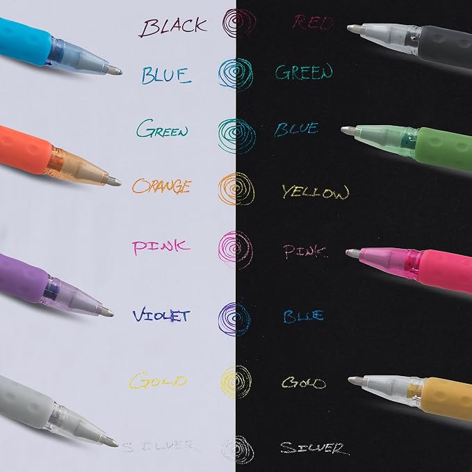 Pentel Sparkle Pop Metallic Gel Pen, Bold Line - Image 7