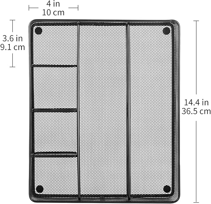 Amazon Basics Metal Mesh Desk Organizer - Image 5