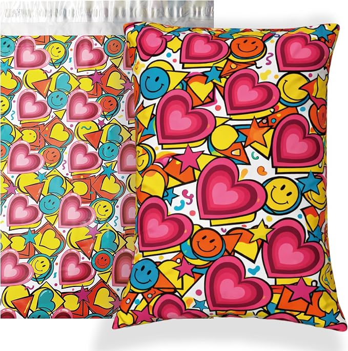 POLYSELLS 50pcs 10x13 Inches Poly Mailers, Cute Design Birthday Gifts Shipping by POLYSELLS