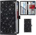 TOURSUIT Car Registration and Insurance Card Holder, Glitter Black | Vehicle by TOURSUIT