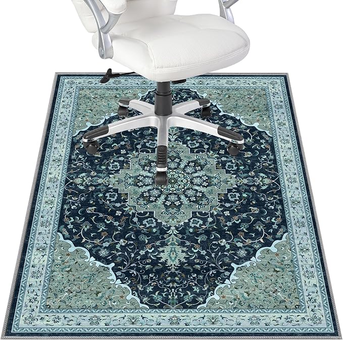 Office Chair Mat for Hardwood Floor&Tile Floor, Under Desk Rug for Rolling by LreedyMat