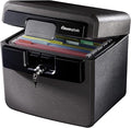 SentrySafe Black Fireproof and Waterproof Safe, File Folder and Document Box by SentrySafe