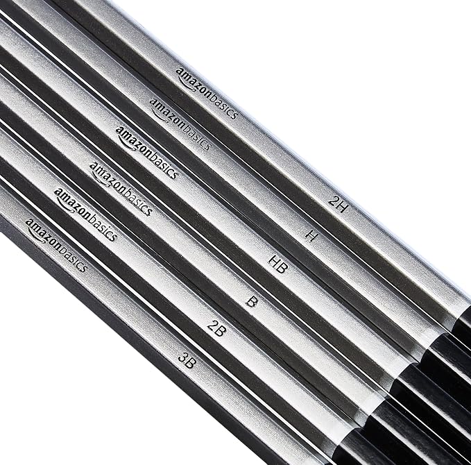 Amazon Basics Sketch and Drawing Art Supply Kit, Charcoal and Pencil Set - Image 4