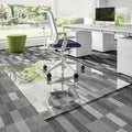 Koonmi Glass Chair Mat for Carpet, Tempered Glass 46"x60" Office Chair Mat by KOONMI