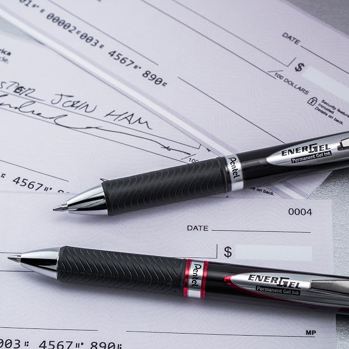 Pentel EnerGel Pro Permanent Gel Ink Pen, 2 Pack - Image 9