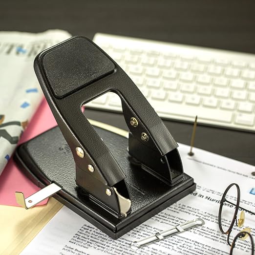 Officemate 2-Hole Padded Punch, Medium Duty, 50-Sheet Capacity, Ergonomic - Image 9