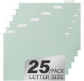 pmybupo Letter Size Hanging File Folders, 25 Pack Green Hanging Files in by pmybupo