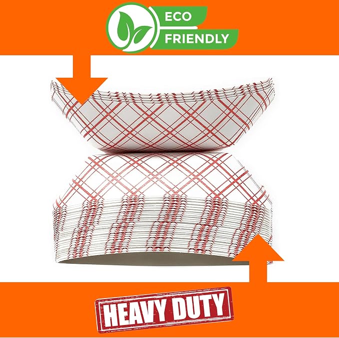 Mr Miracle Paper Food Trays, Disposable, Recyclable Serving Boats.For Condiments - Image 3